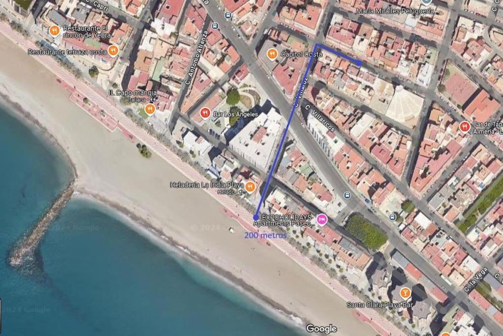 Piso A 200 Metros De La Playa Llegada Autonoma Apartment Алмерия Екстериор снимка
